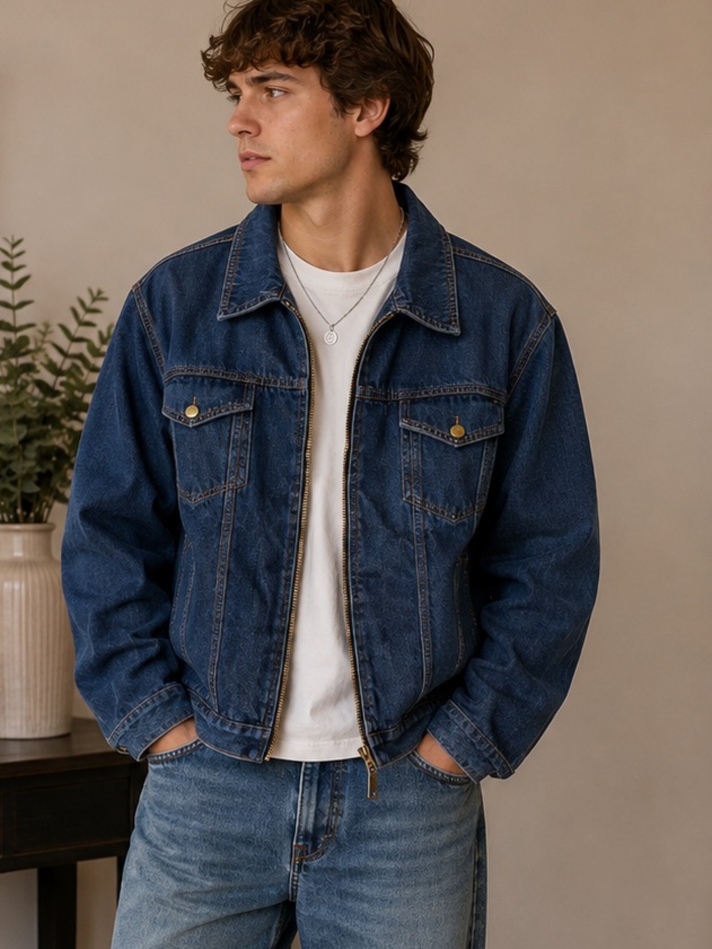 Vintage Duke Haband Denim Jacket brand new in package Size XLarge